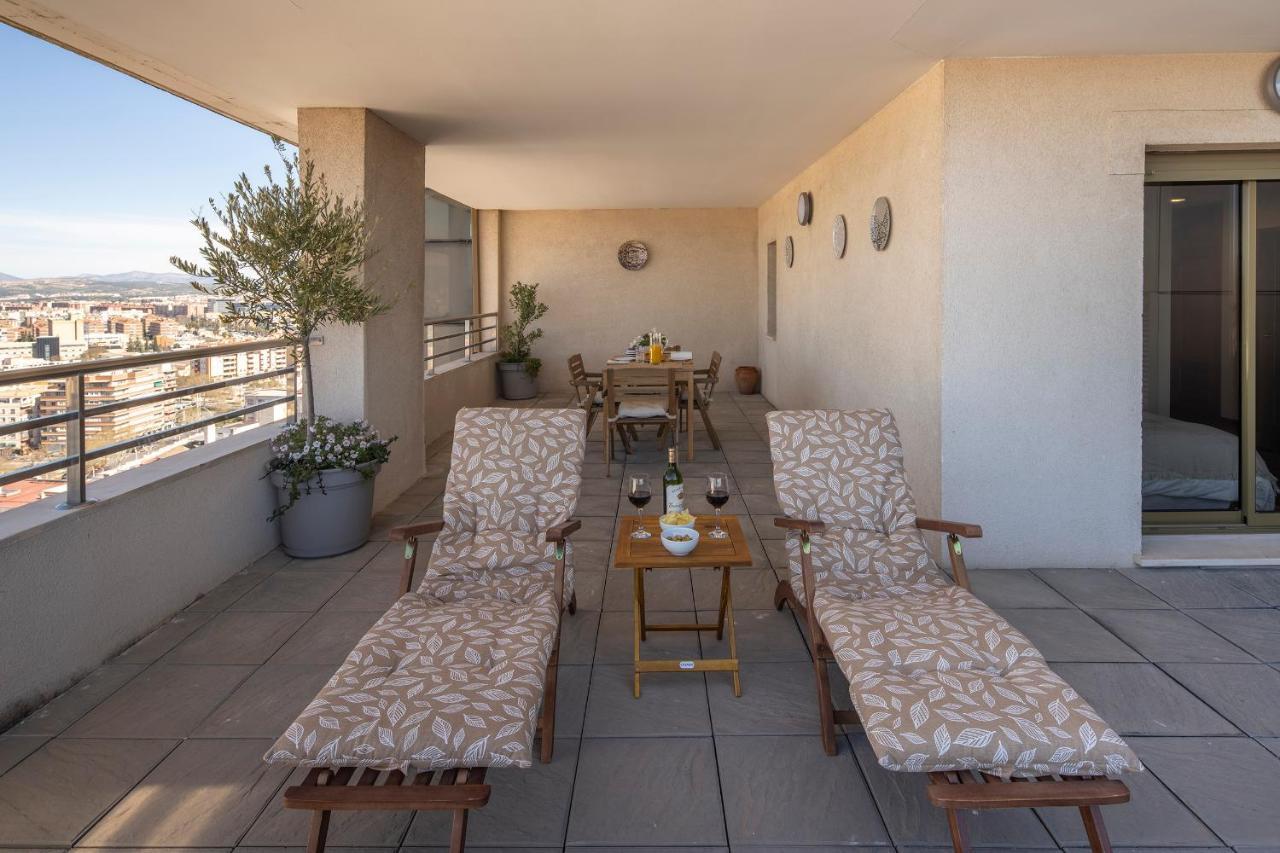 Atico Top Granada, Penthouse, 18-19Th Floor, City Centre, Views, Terrace, Free Parking מראה חיצוני תמונה