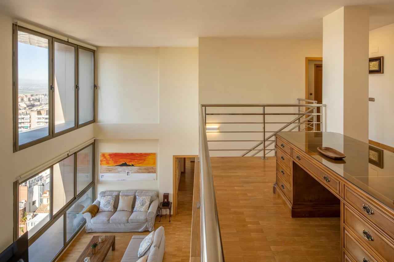 Atico Top Granada, Penthouse, 18-19Th Floor, City Centre, Views, Terrace, Free Parking מראה חיצוני תמונה