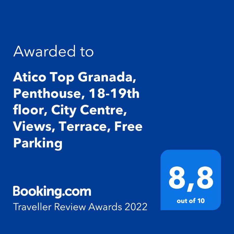 Atico Top Granada, Penthouse, 18-19Th Floor, City Centre, Views, Terrace, Free Parking מראה חיצוני תמונה